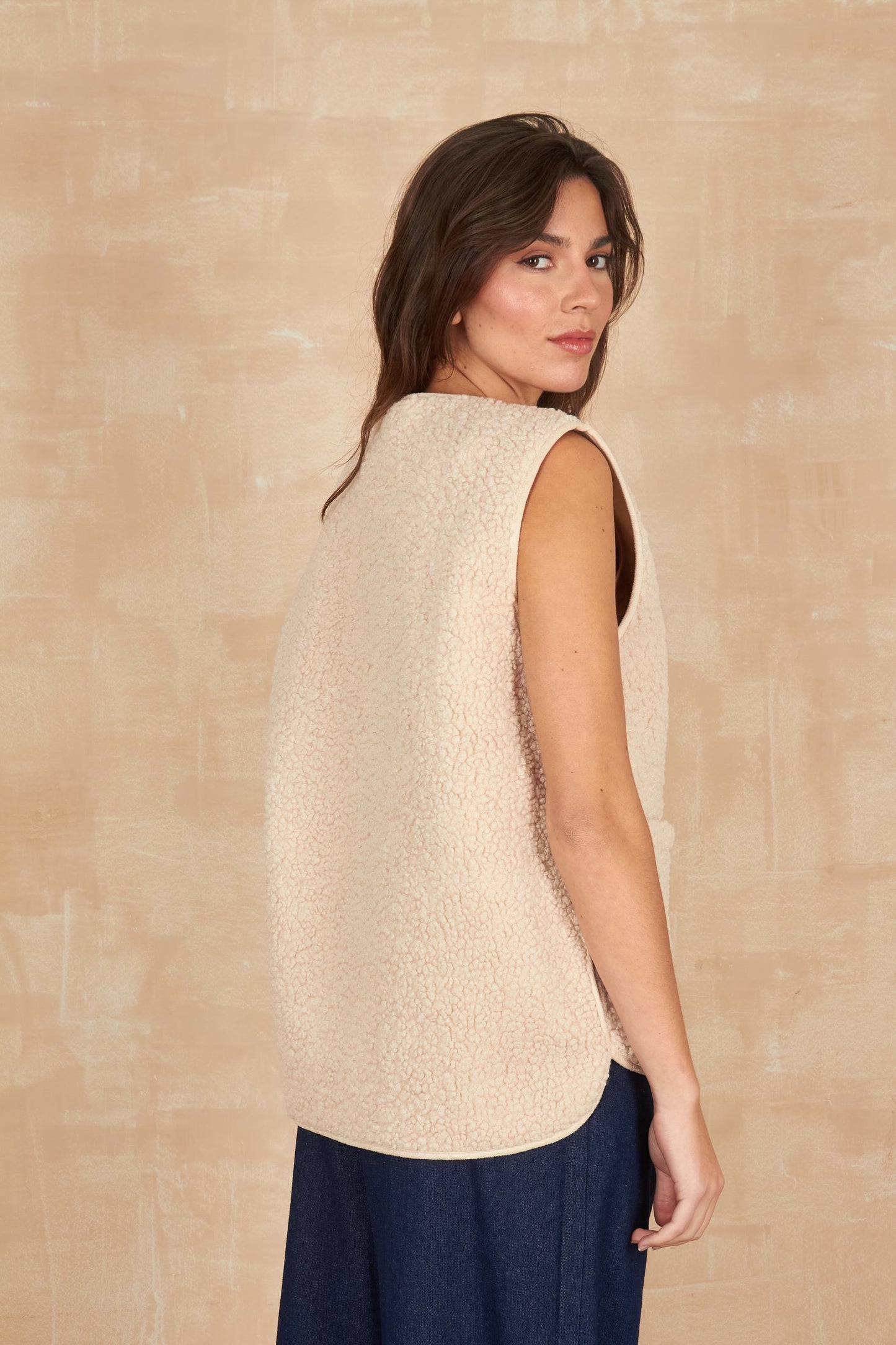 Gilet beige - LÉA