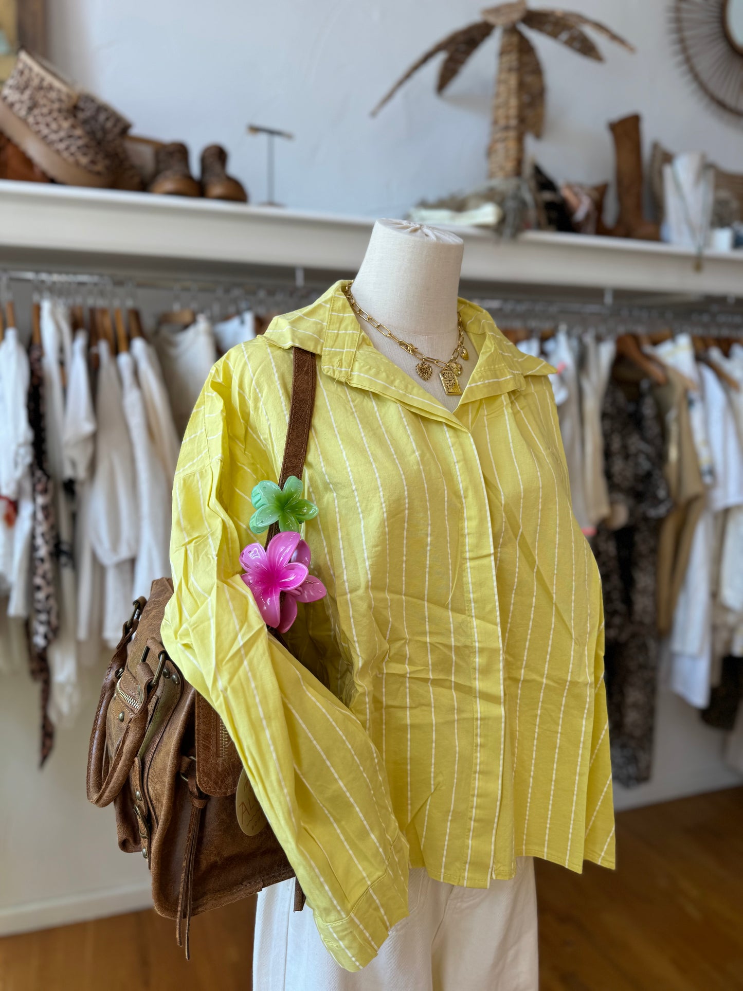 Chemise jaune - LAURIANE